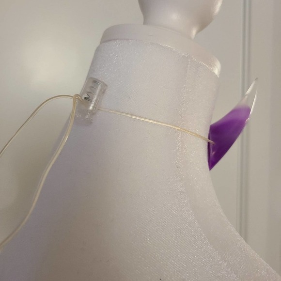 Cosplay Costume Oni Resin Horns festival headpiece purple ears devil unique - Picture 4 of 4